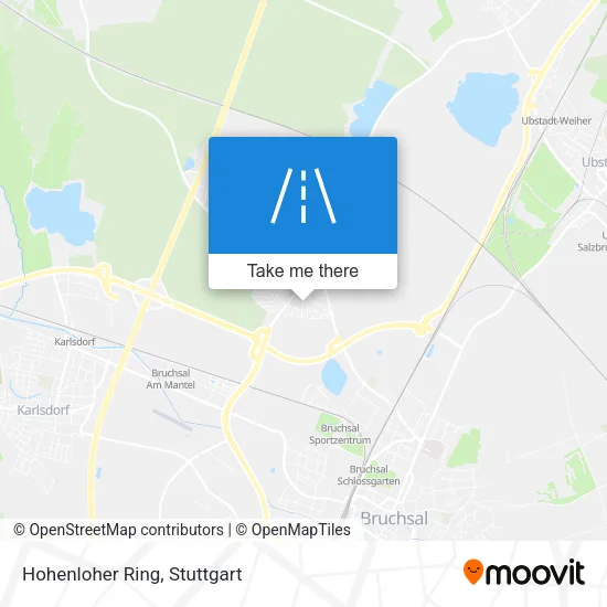 Карта Hohenloher Ring