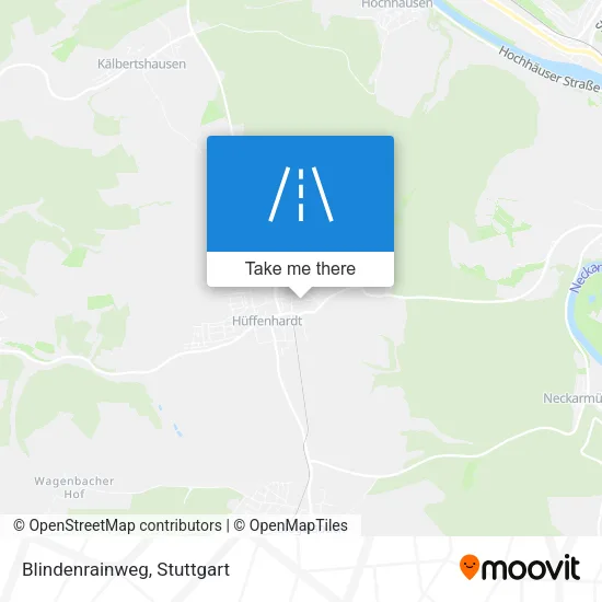 Карта Blindenrainweg