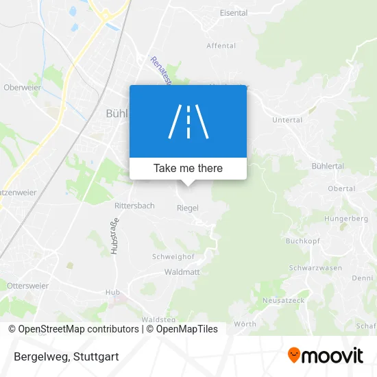 Карта Bergelweg