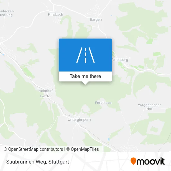 Карта Saubrunnen Weg