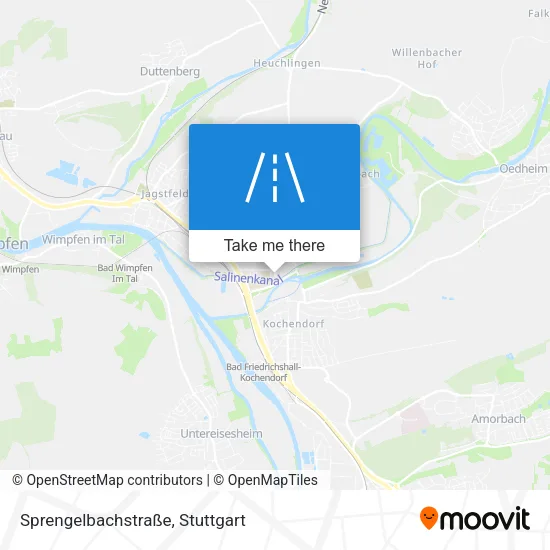Карта Sprengelbachstraße