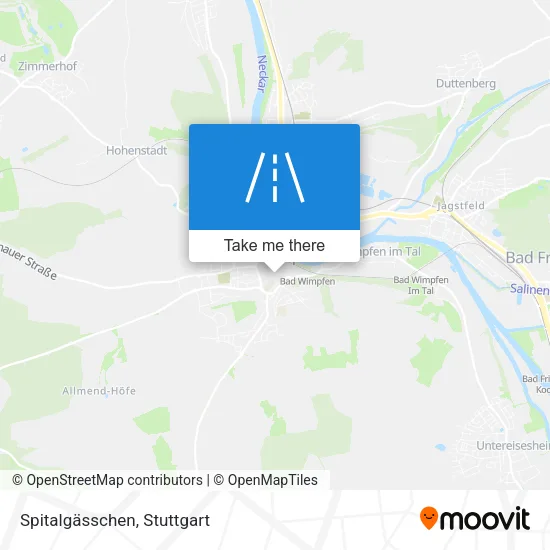 Карта Spitalgässchen