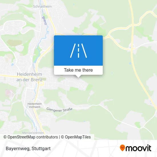 Карта Bayernweg