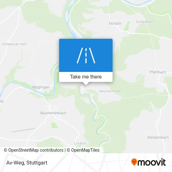 Карта Av-Weg