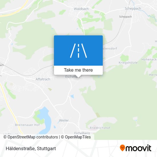 Häldenstraße map