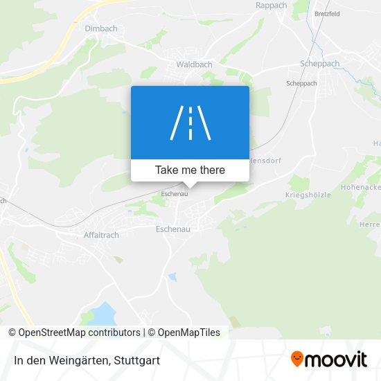 In den Weingärten map