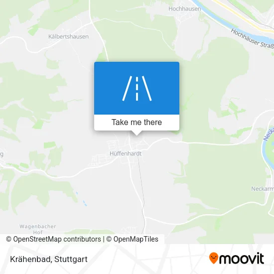 Карта Krähenbad