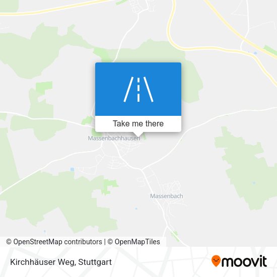 Kirchhäuser Weg map