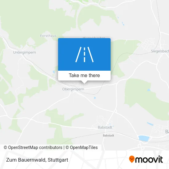 Карта Zum Bauernwald