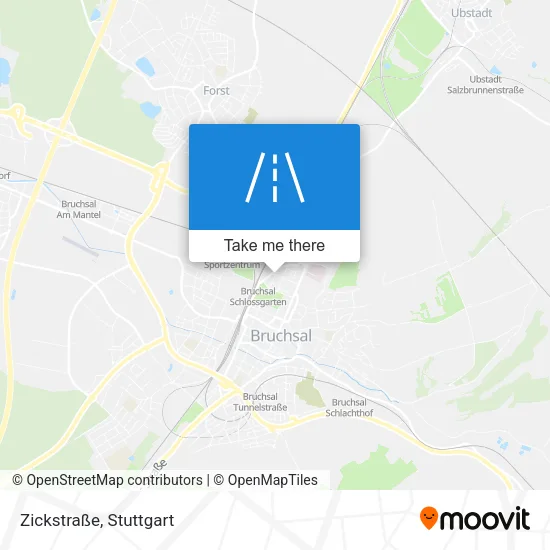 Карта Zickstraße