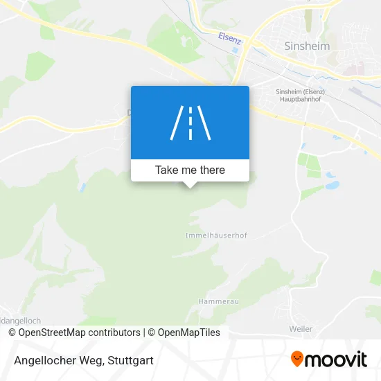 Карта Angellocher Weg