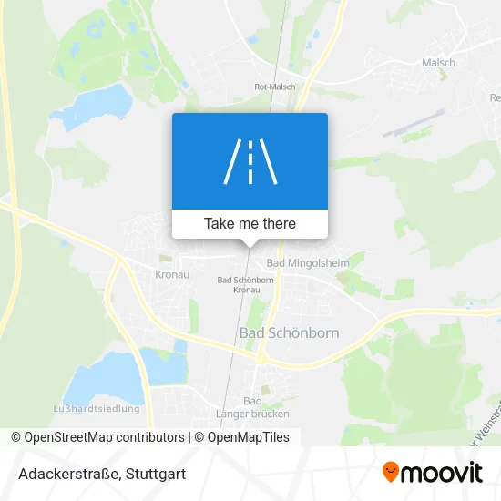 Карта Adackerstraße