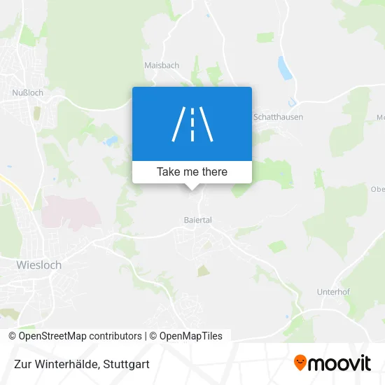Карта Zur Winterhälde