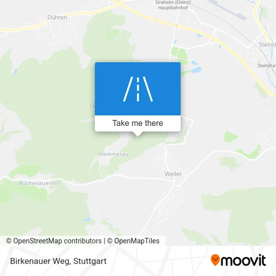 Карта Birkenauer Weg