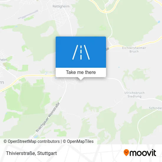 Карта Thivierstraße