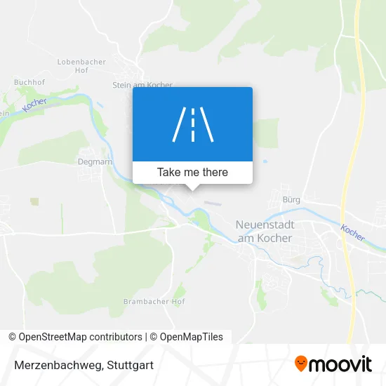 Карта Merzenbachweg