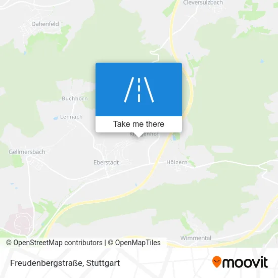 Карта Freudenbergstraße