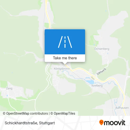 Карта Schickhardtstraße