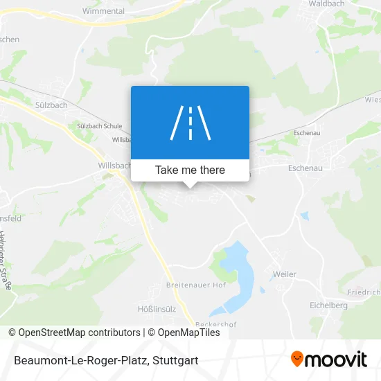 Карта Beaumont-Le-Roger-Platz