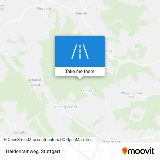 Haidenrainweg map