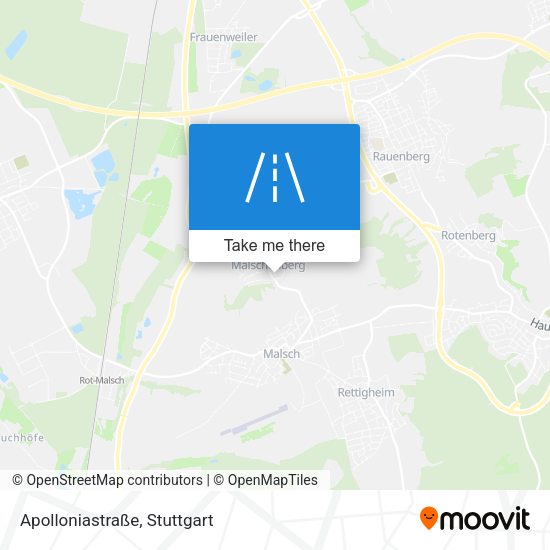 Карта Apolloniastraße