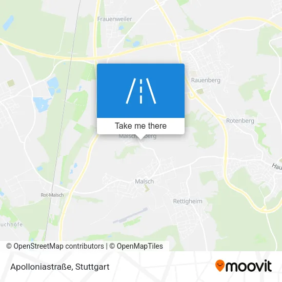Карта Apolloniastraße
