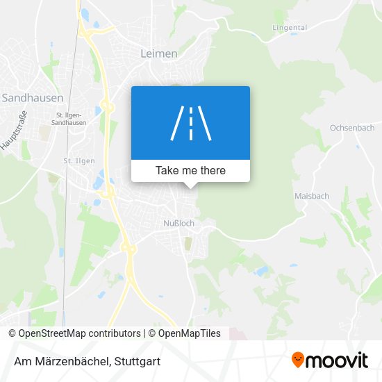 Am Märzenbächel map