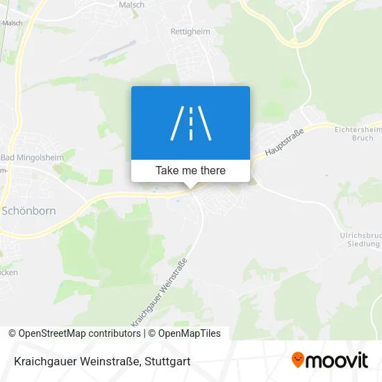Kraichgauer Weinstraße map