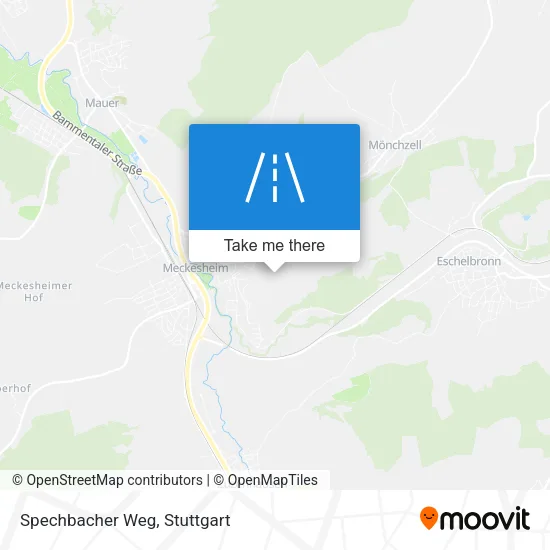 Карта Spechbacher Weg
