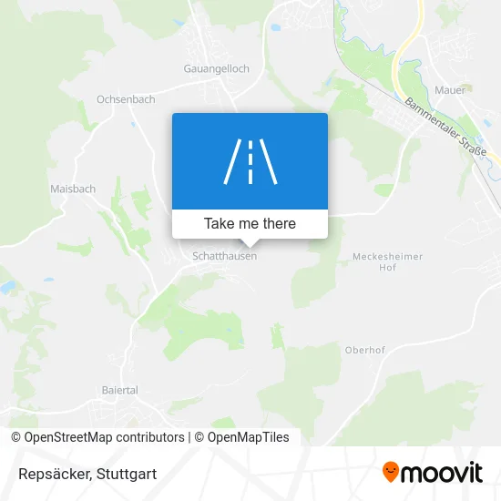 Карта Repsäcker