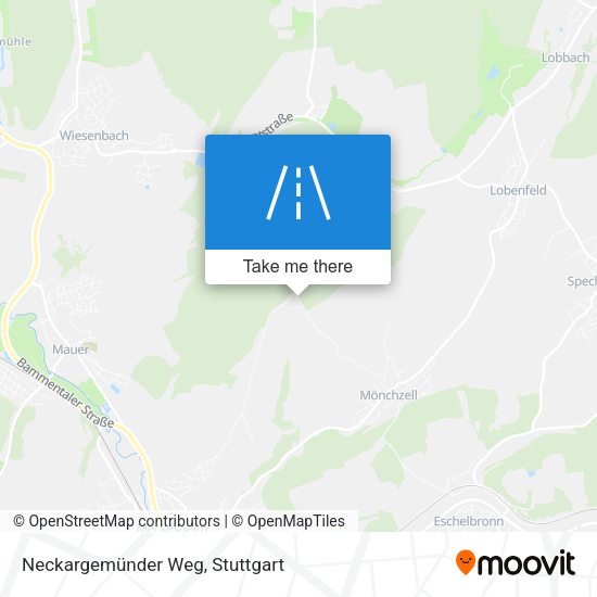 Neckargemünder Weg map