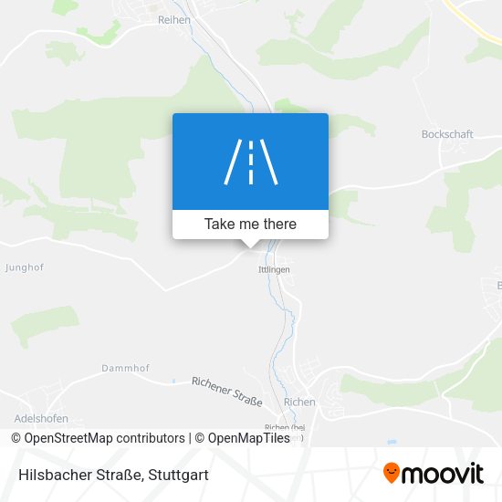 Hilsbacher Straße map