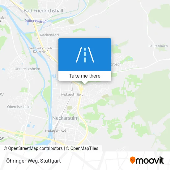 Карта Öhringer Weg