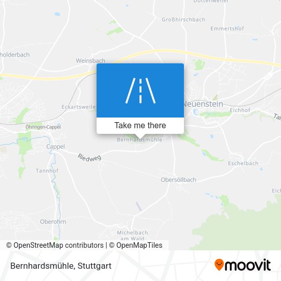 Bernhardsmühle map