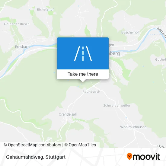 Карта Gehäumahdweg