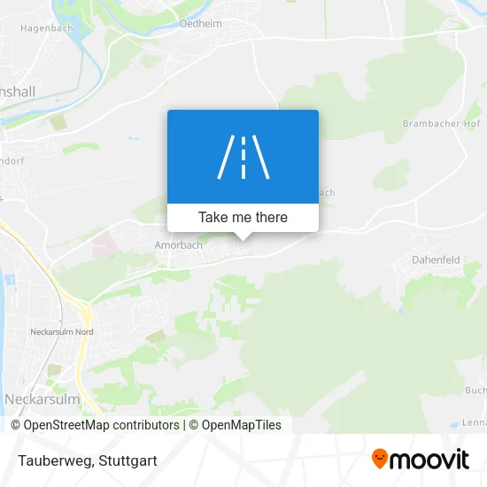 Карта Tauberweg