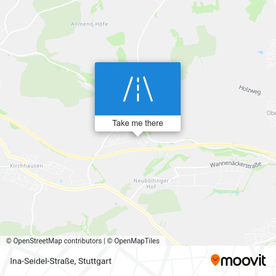 Ina-Seidel-Straße map