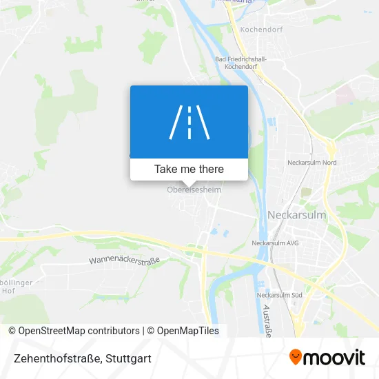 Карта Zehenthofstraße