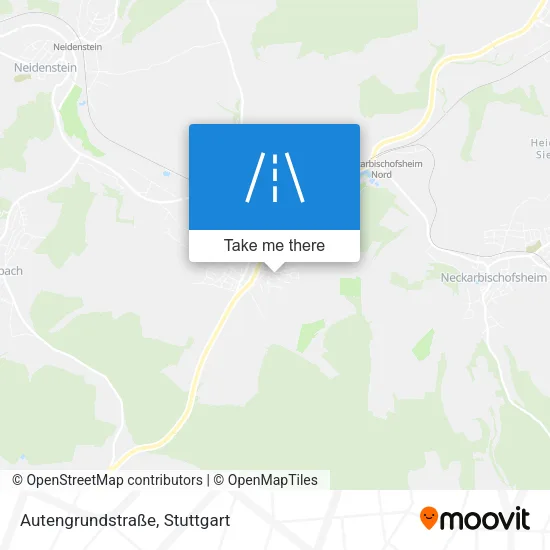 Карта Autengrundstraße