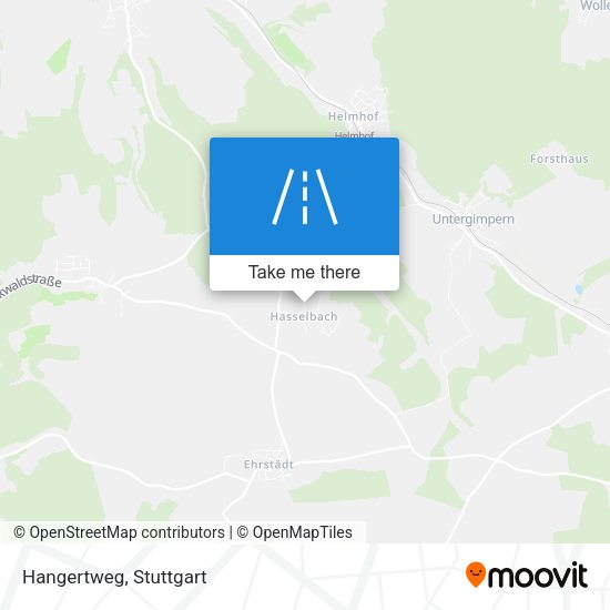 Hangertweg map