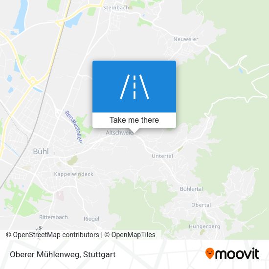 Карта Oberer Mühlenweg