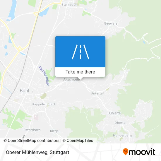 Карта Oberer Mühlenweg