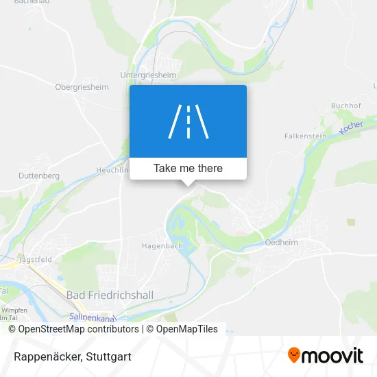 Rappenäcker map