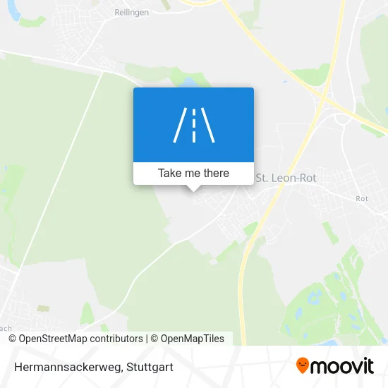 Карта Hermannsackerweg