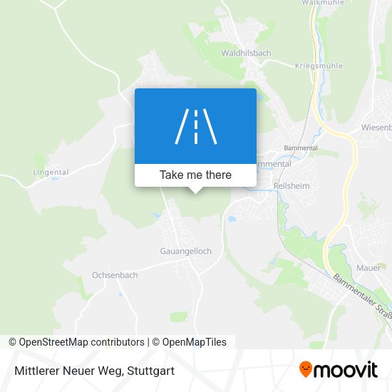 Mittlerer Neuer Weg map