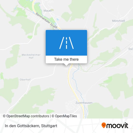 In den Gottsäckern map