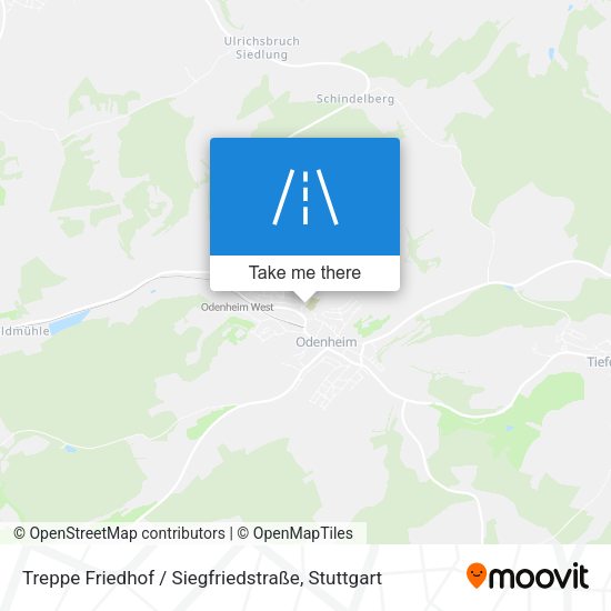Treppe Friedhof / Siegfriedstraße map