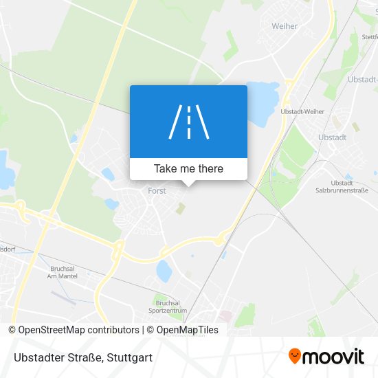 Карта Ubstadter Straße