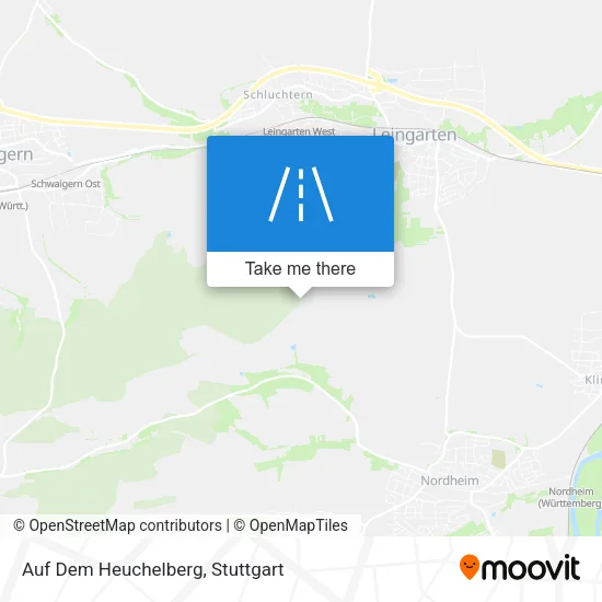 Карта Auf Dem Heuchelberg