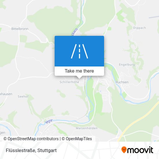 Flüsslestraße map